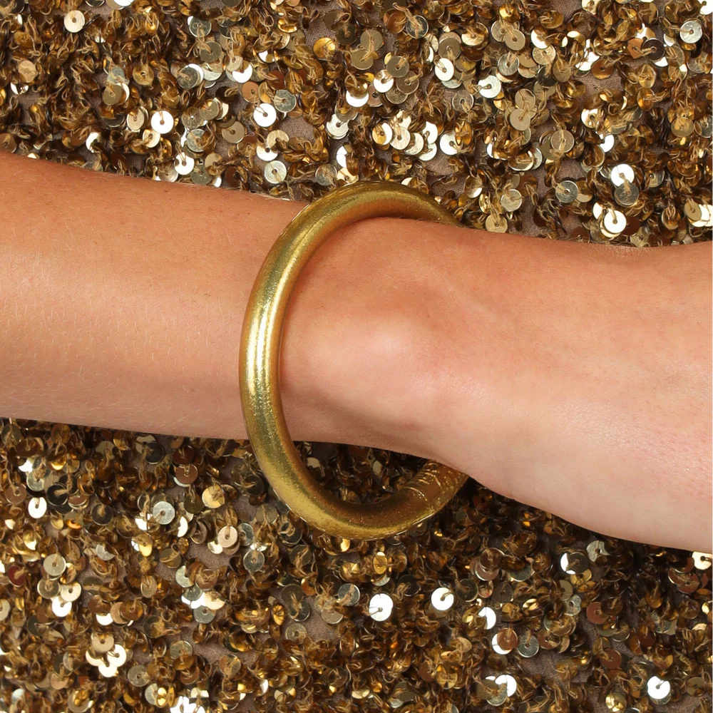 BuDhaGirl | Tzubbie All Weather Bangle in Aura Gold