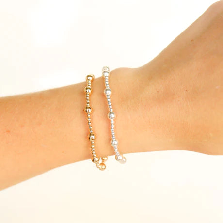 Beaded Blondes | Lively Bracelet in Silver - Giddy Up Glamour Boutique