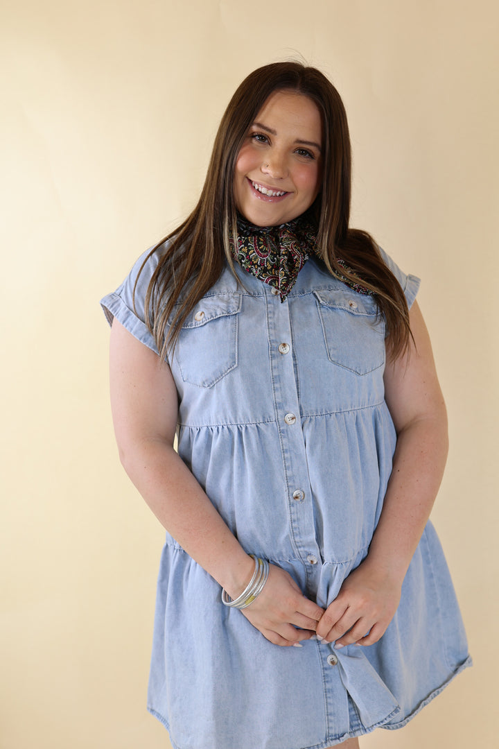 Calico Wild Rag in Black - Giddy Up Glamour Boutique