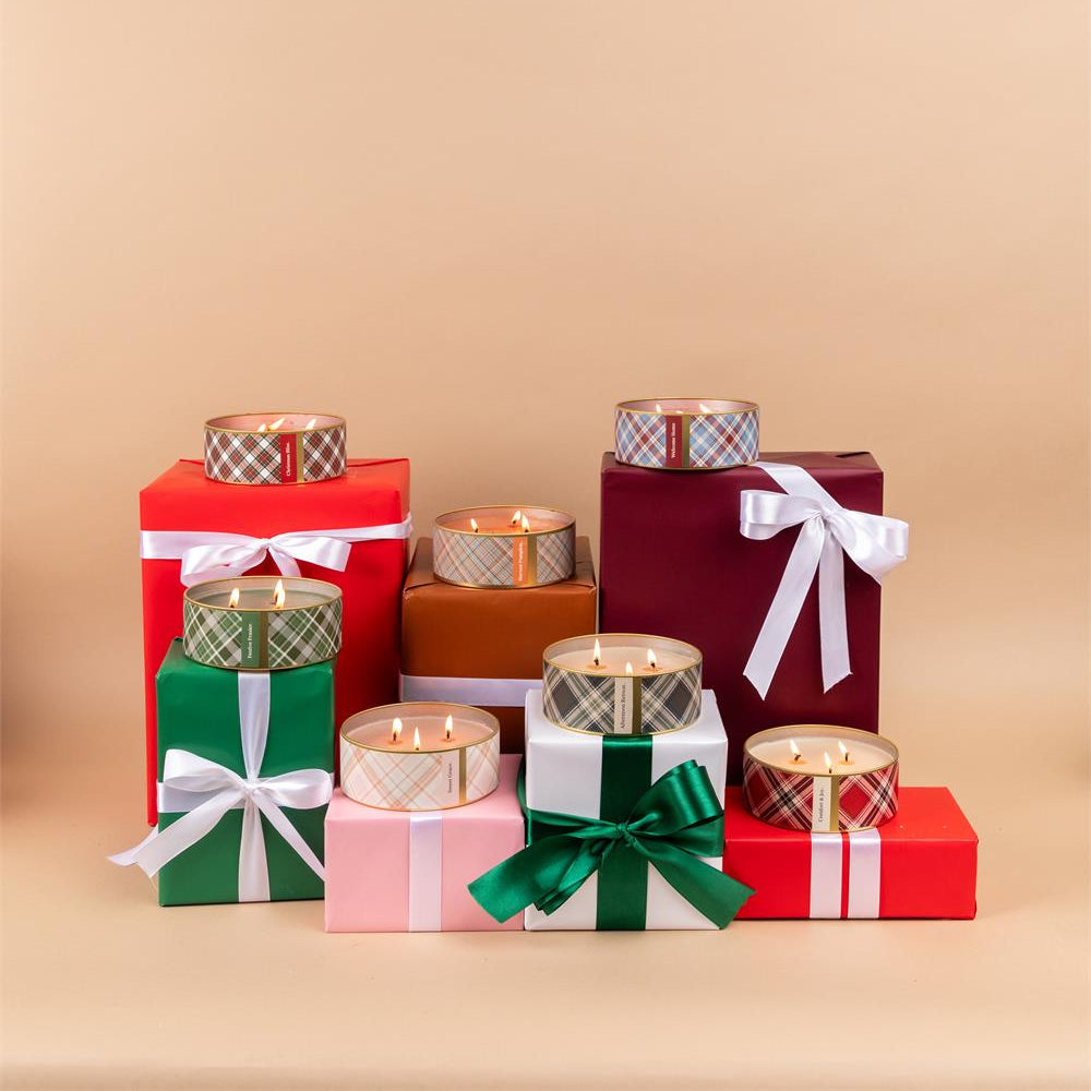 Bridgewater Candle Company | Holiday 3-Wick Tin Candle | Welcome Home