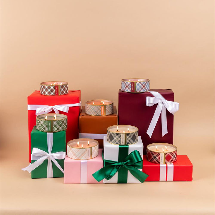 Bridgewater Candle Company | Holiday 3-Wick Tin Candle | Welcome Home