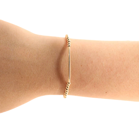Beaded Blondes | Bar Bracelet in Gold