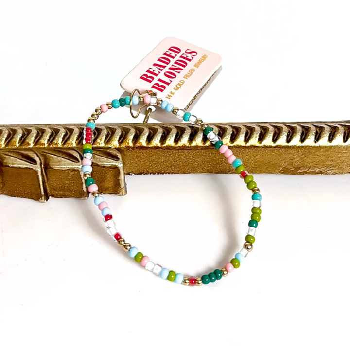Beaded Blondes | Multi Color Cheer Sprinkle Bracelet