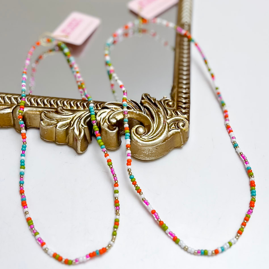 Beaded Blondes | Groovy Sprinkle Necklace in Multicolor