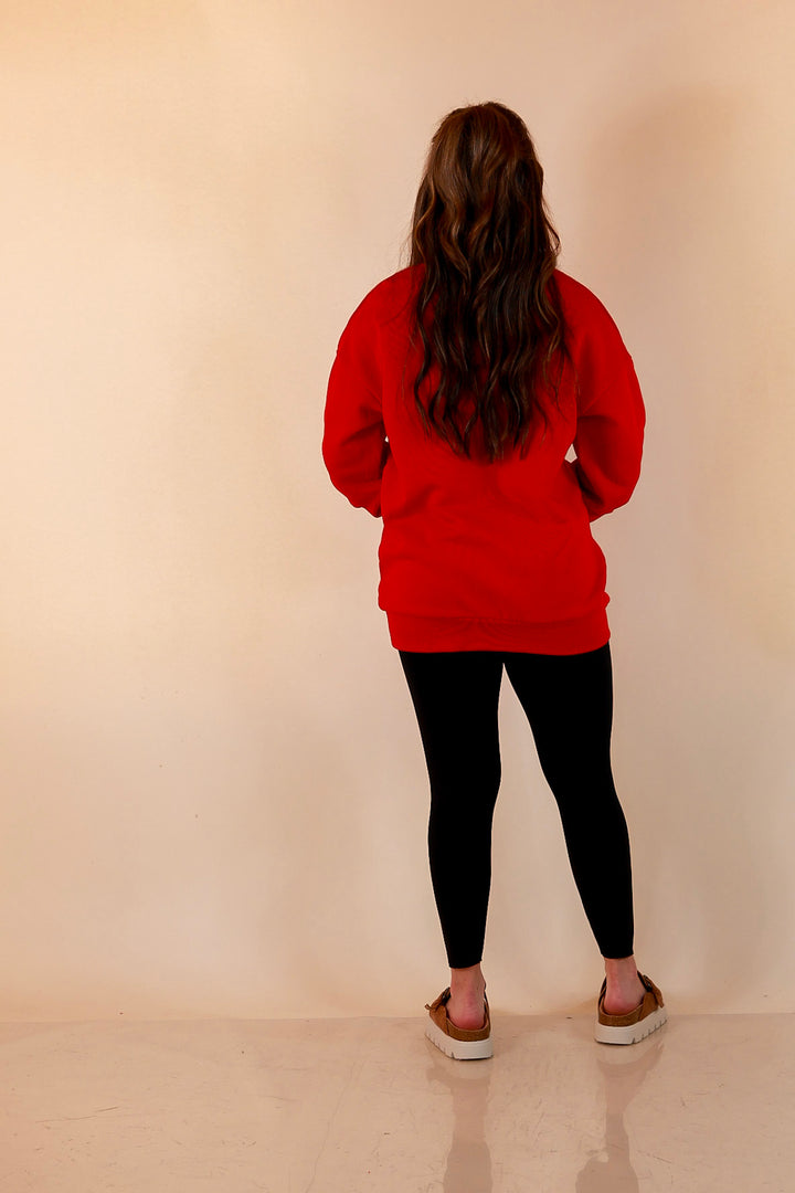 Best in Show Embroidered Dog Sweatshirt in Red
