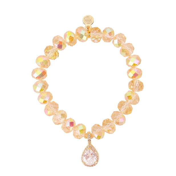 BuDhaGirl | Big D Bracelet in Champagne AB - Giddy Up Glamour Boutique