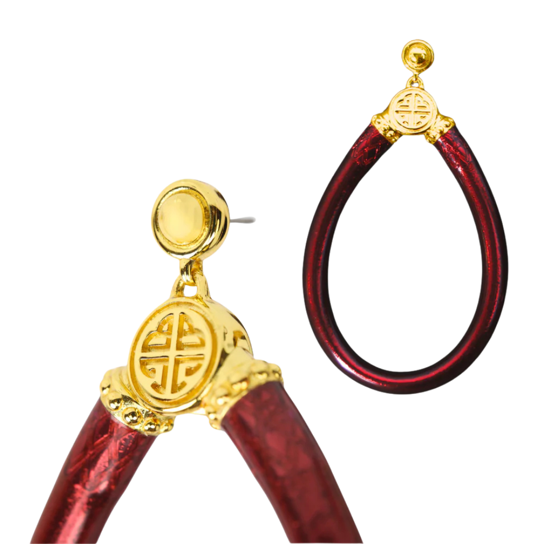 BuDhaGirl | All Weather Earrings in Merlot