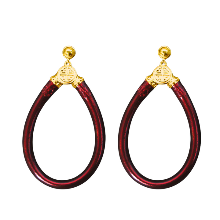 BuDhaGirl | All Weather Earrings in Merlot