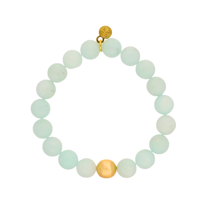 BuDhaGirl | Brook Beaded Bracelet in Mint Blue