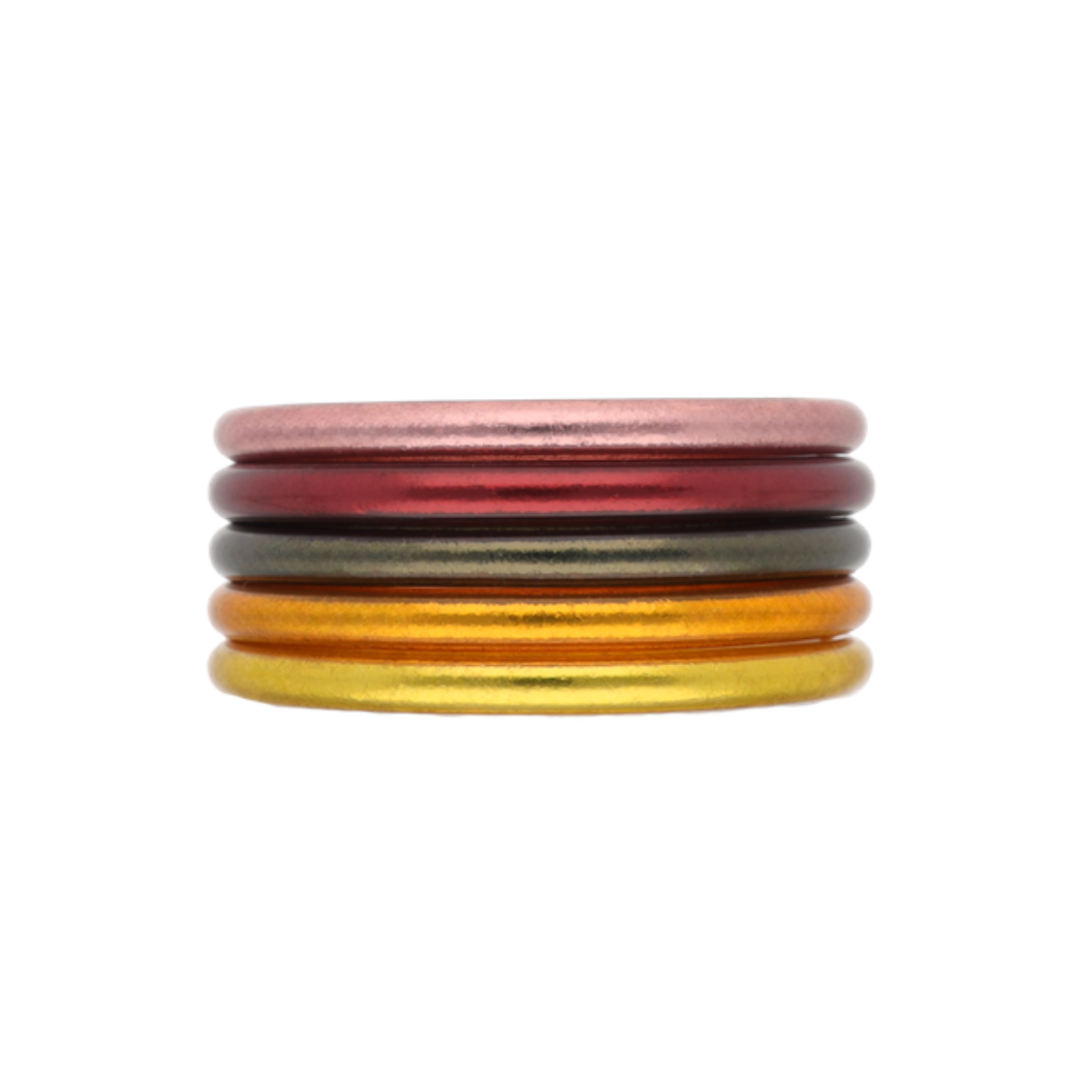BuDhaGirl | Set of Five | All Weather Bangles Autumn Stack