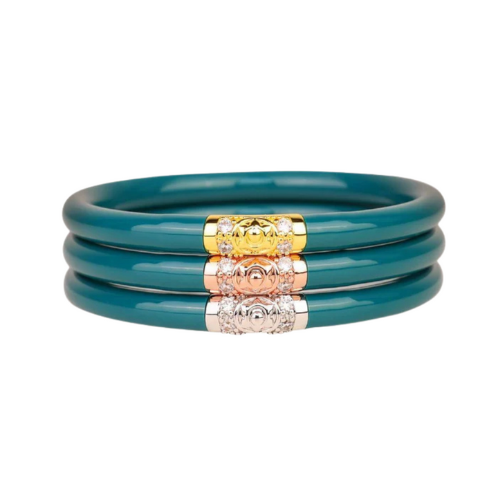 BuDhaGirl | Set of Three | Three Kings All Weather Bangles in Plume