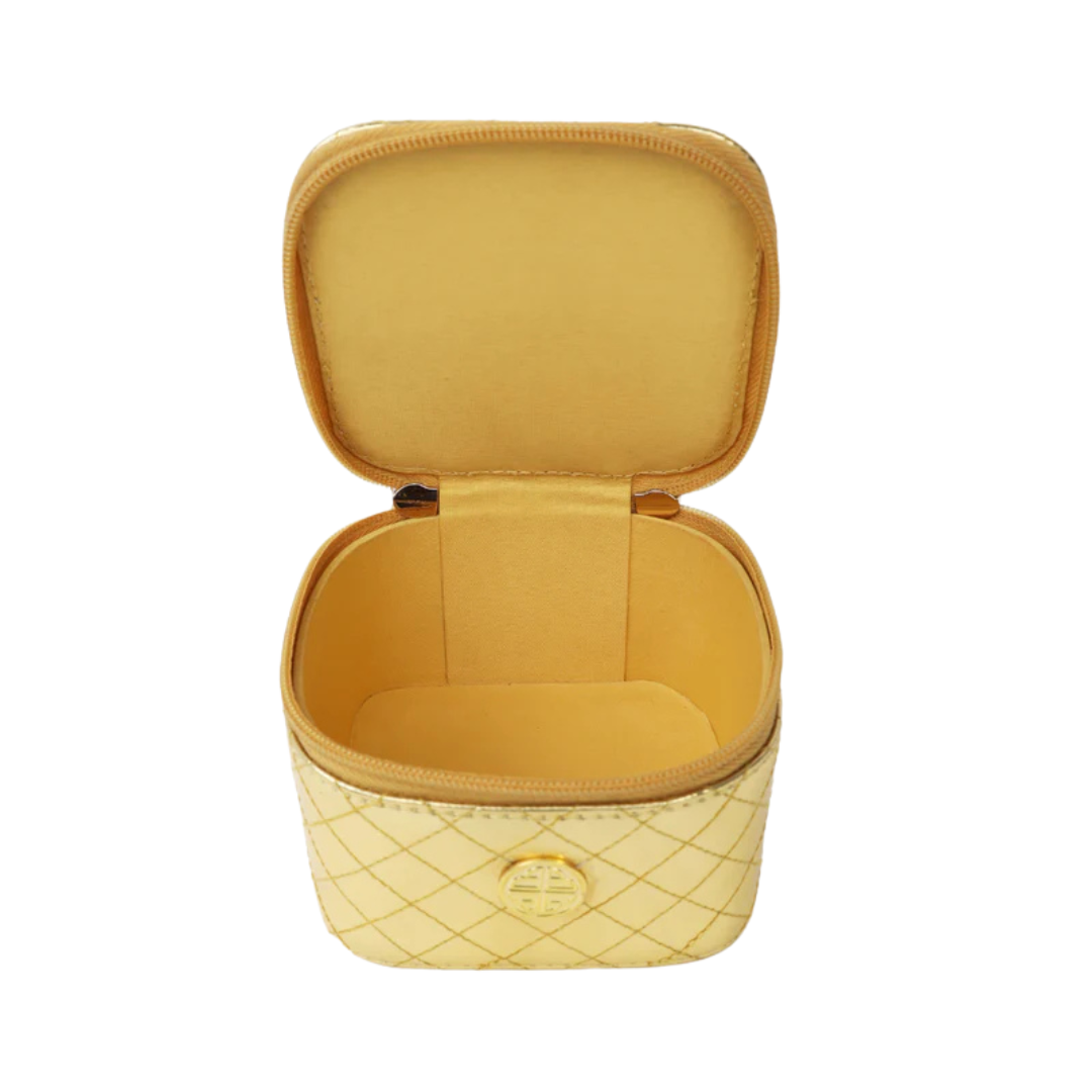 BuDhaGirl | Tiny Coffret Travel Case in Gold