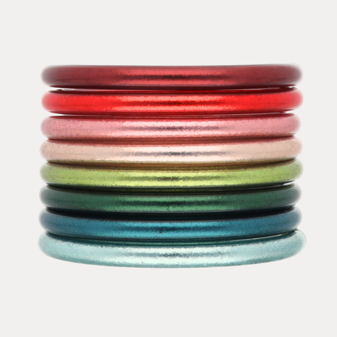 BuDhaGirl | Set of Eight | Merry Mix Stack - Giddy Up Glamour Boutique