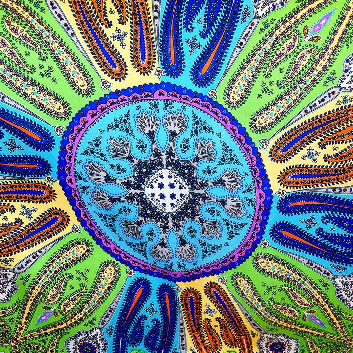 Wyoming Traders | Byzantine Charmeuse Silk Wild Rag Purple