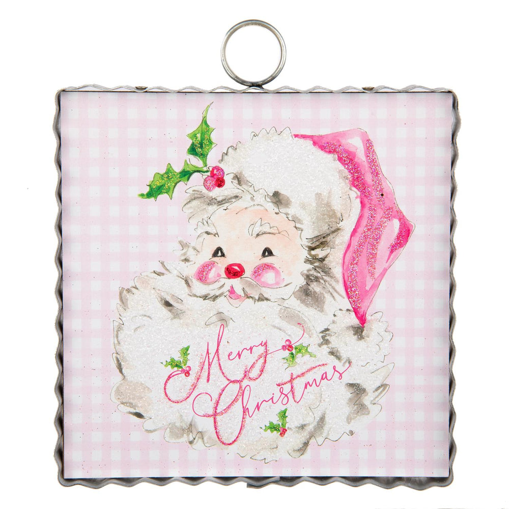 The Round Top Collection | Mini Gallery Art Beck's Pink Santa