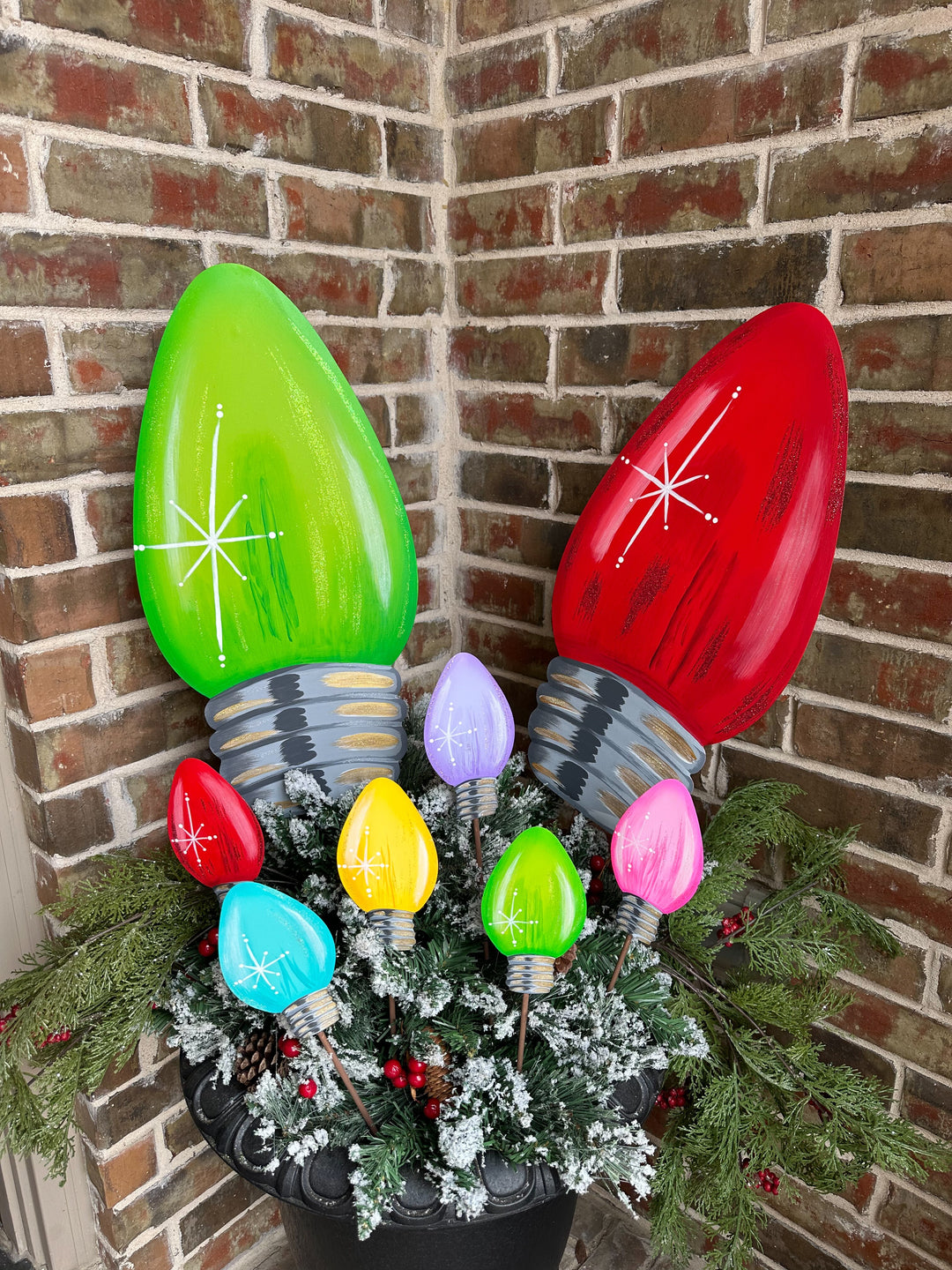 The Round Top Collection | Mini Merry &amp; Bright Bulbs Set of 6