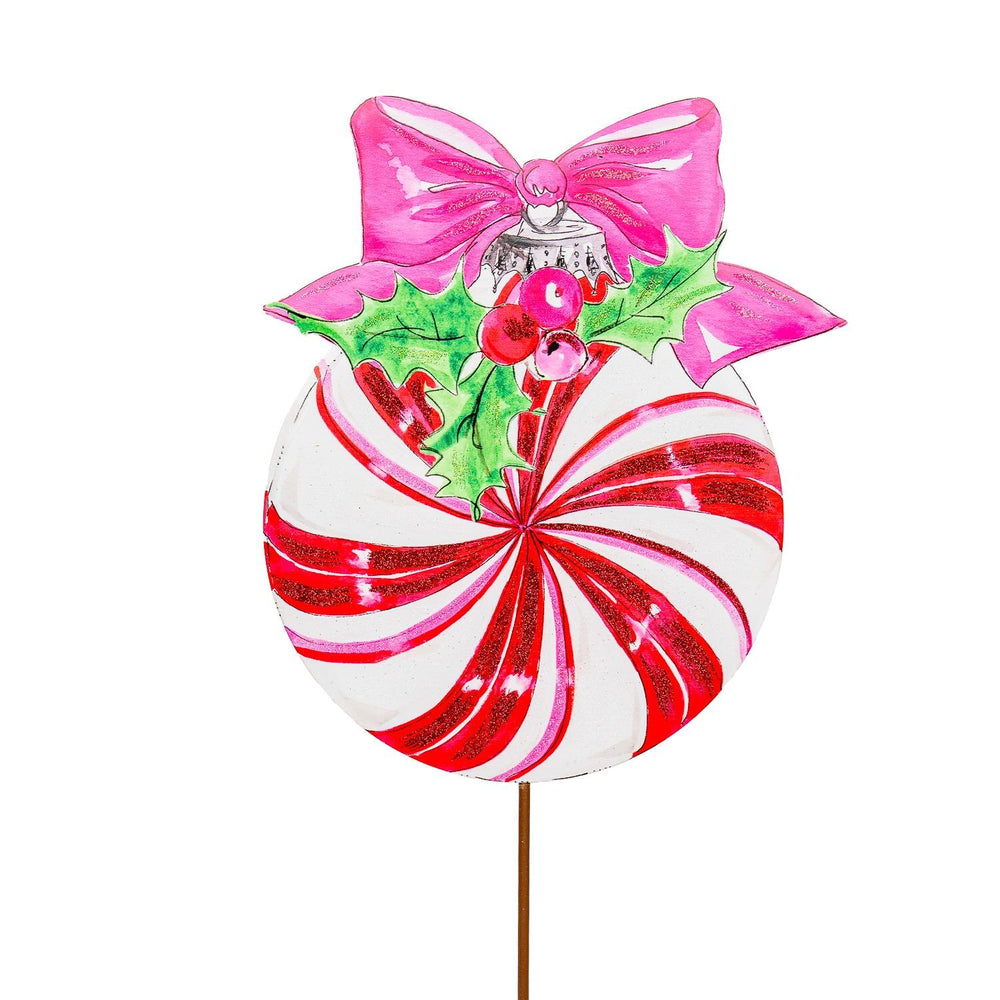 The Round Top Collection | Beck's Vintage Candy Cane Ball Stake