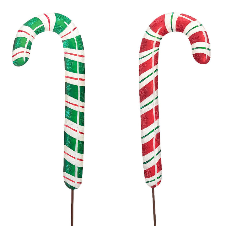 The Round Top Collection | Modern Candy Canes Set of 2