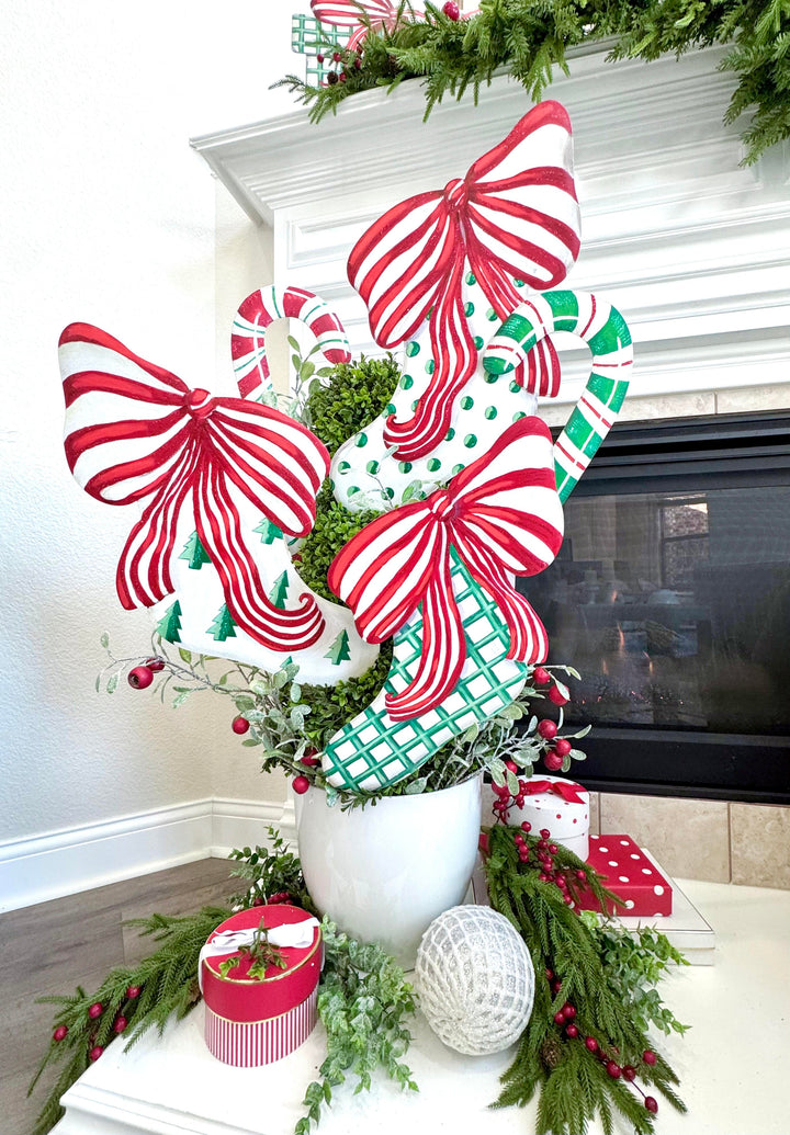 The Round Top Collection | Modern Candy Canes Set of 2