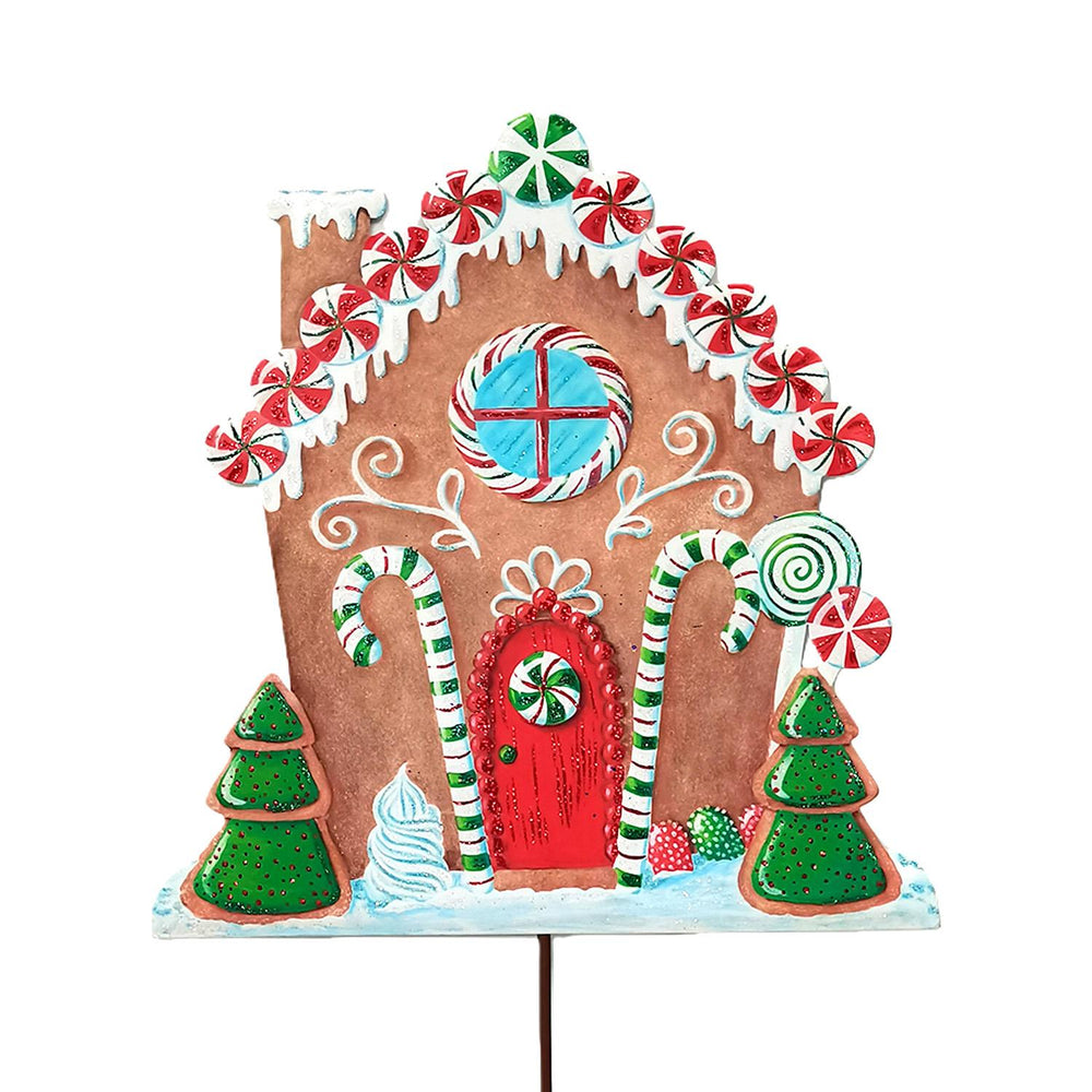 The Round Top Collection | Snowy Gingerbread House