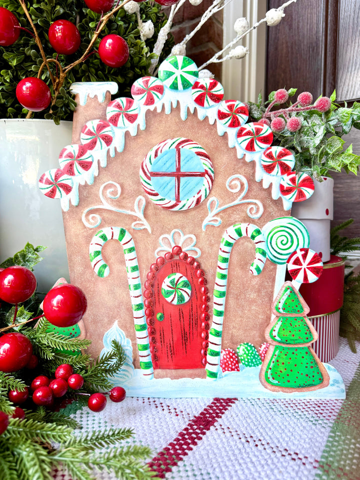 The Round Top Collection | Snowy Gingerbread House