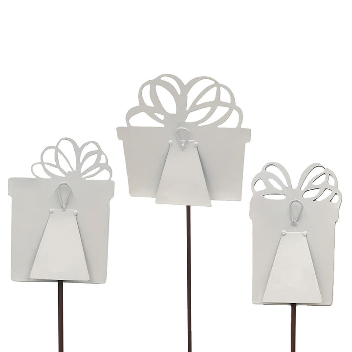 The Round Top Collection | Mini Merry &amp; Bright Curly Ribbon Packages Set of 3