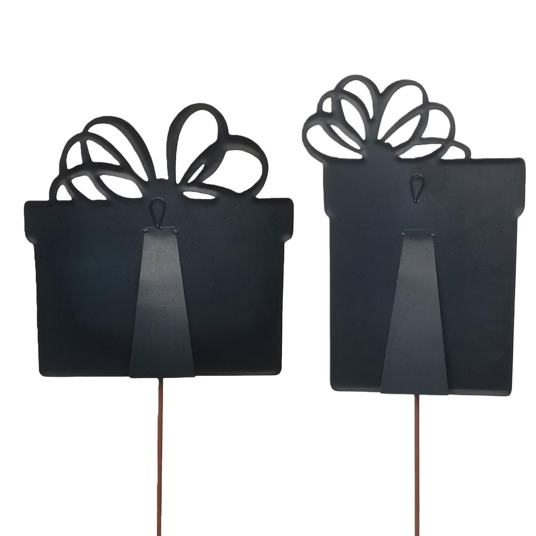 The Round Top Collection | Merry &amp; Bright Gifts Wrapped in Ornament Paper Set of 2