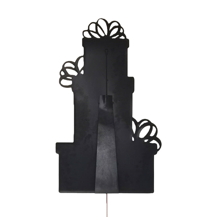 The Round Top Collection | Merry &amp; Bright Gift Stack Wrapped in Ornament Paper