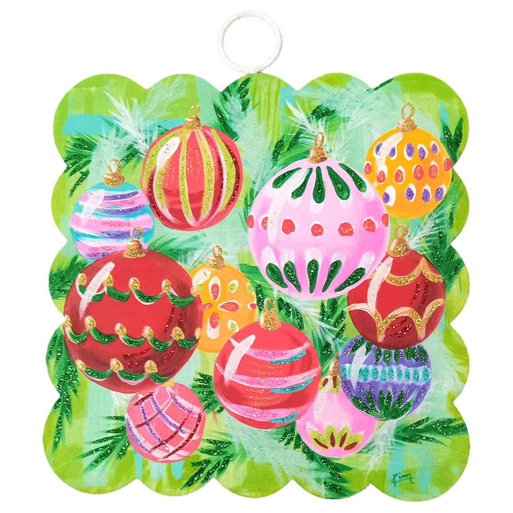 The Round Top Collection | Mini Scallop Gallery Art Kross Holiday Baubles