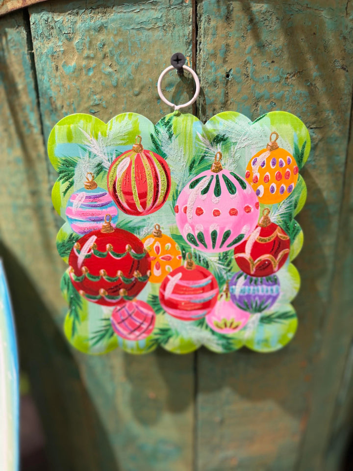 The Round Top Collection | Mini Scallop Gallery Art Kross Holiday Baubles