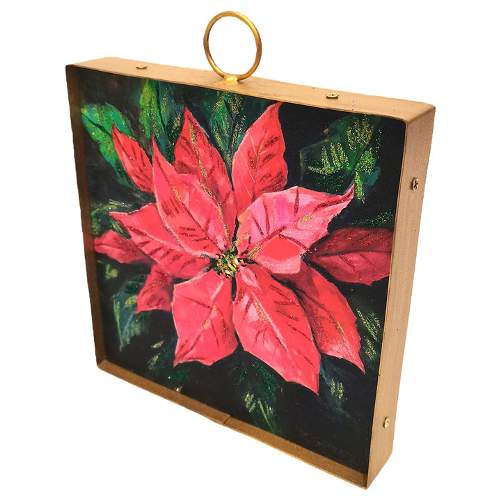 The Round Top Collection | Mini Gallery Art Red Poinsettia