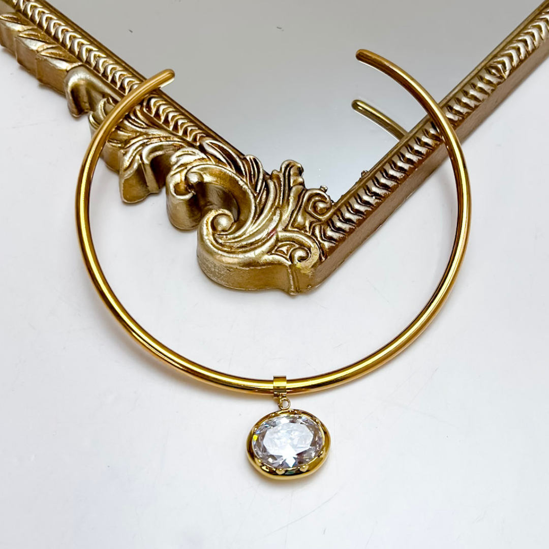 CHANSUTT PEARLS | Jaclyn Statement Necklace in Gold