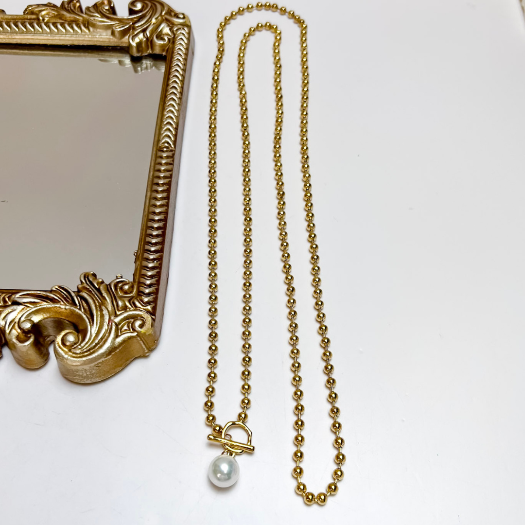 CHANSUTT PEARLS | The Danielle Necklace in Gold and Pearl