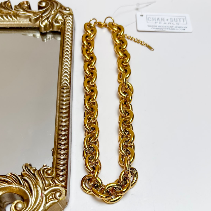 CHANSUTT PEARLS | The Liv Chunky Chain Necklace in Gold