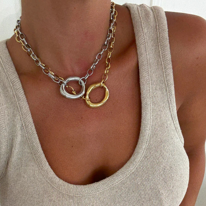 CHANSUTT PEARLS | The Scotty Chain Link Necklace in Gold