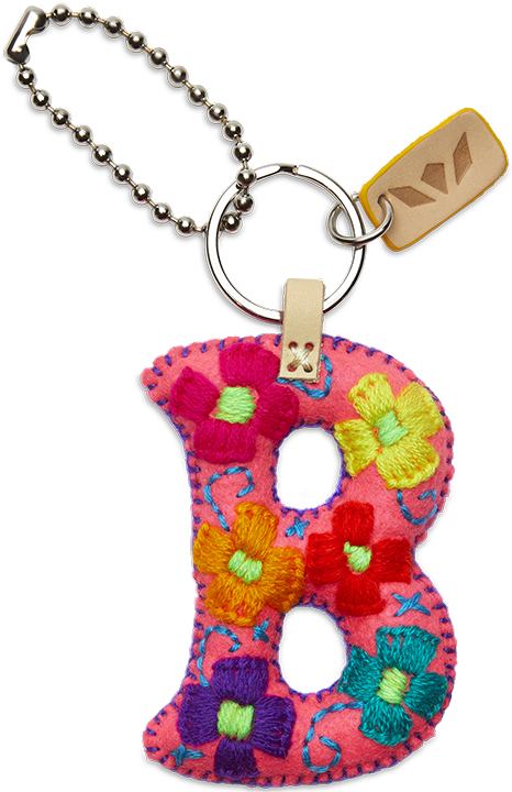Consuela | Pink Felt Letter Charms - Giddy Up Glamour Boutique