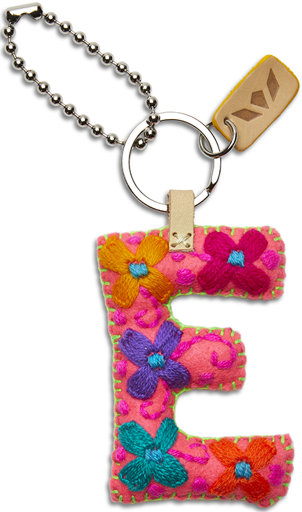 Consuela | Pink Felt Letter Charms - Giddy Up Glamour Boutique