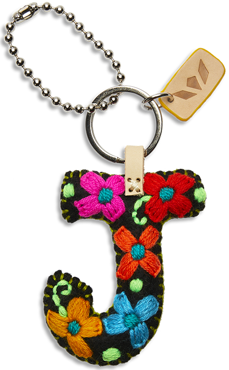 Consuela | Black Felt Letter Charms - Giddy Up Glamour Boutique