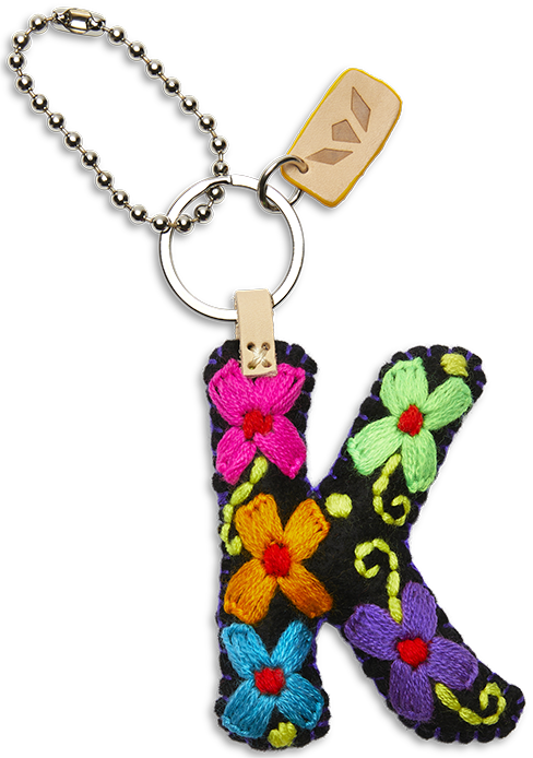 Consuela | Black Felt Letter Charms - Giddy Up Glamour Boutique