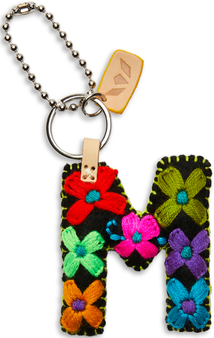 Consuela | Black Felt Letter Charms - Giddy Up Glamour Boutique