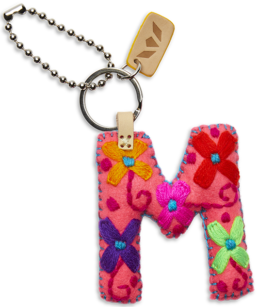 Consuela | Pink Felt Letter Charms - Giddy Up Glamour Boutique
