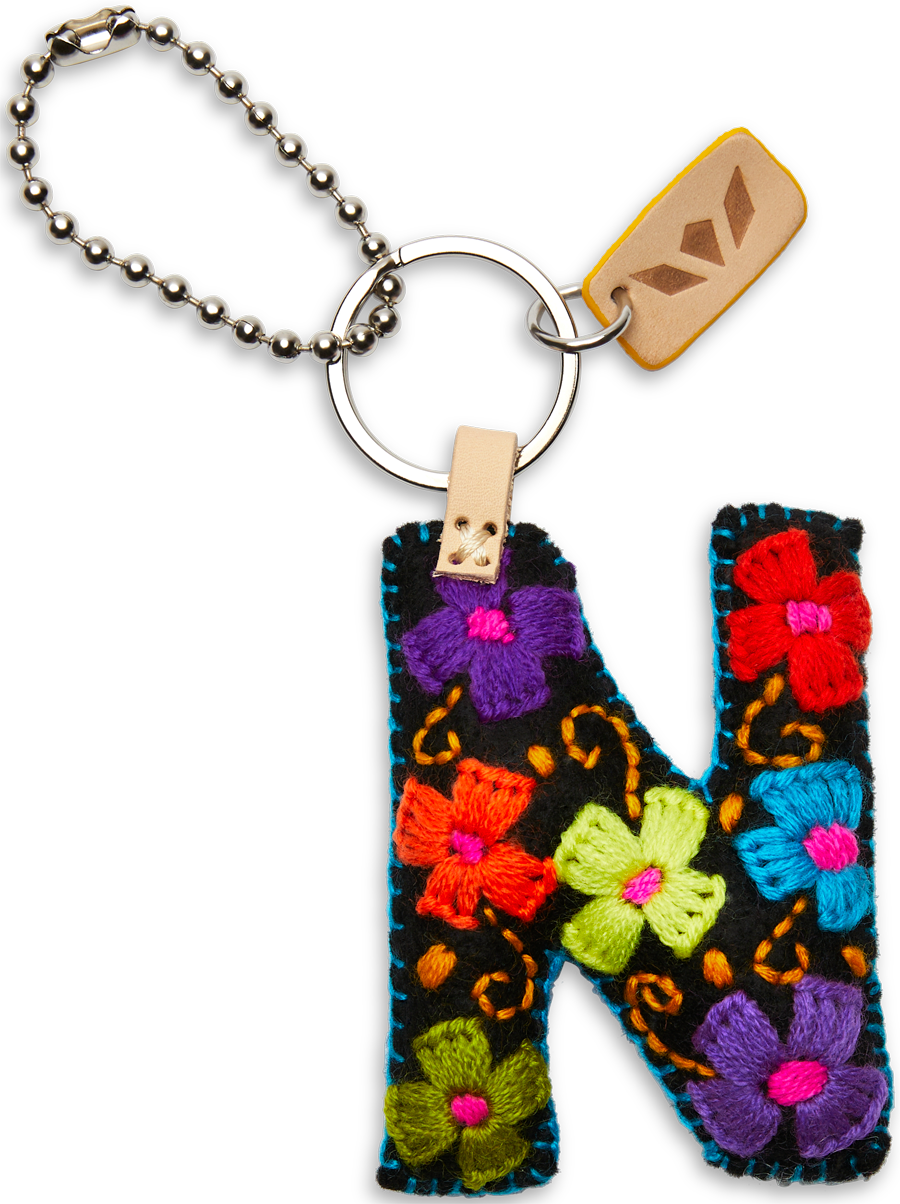 Consuela | Black Felt Letter Charms - Giddy Up Glamour Boutique