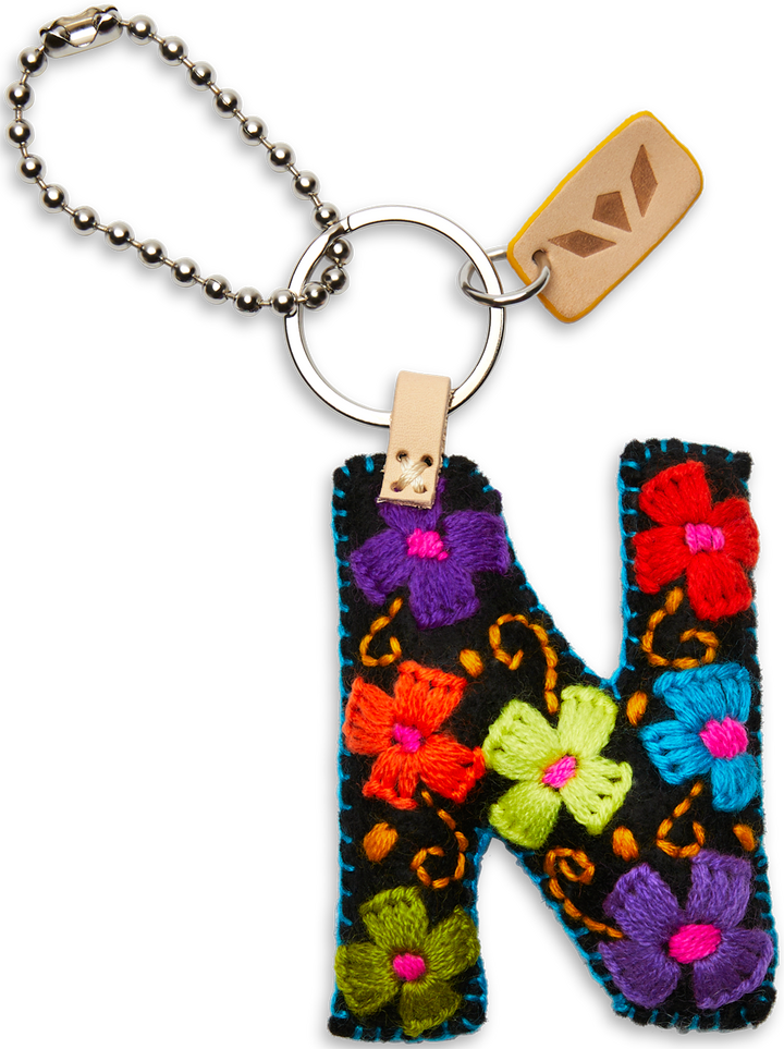 Consuela | Black Felt Letter Charms - Giddy Up Glamour Boutique