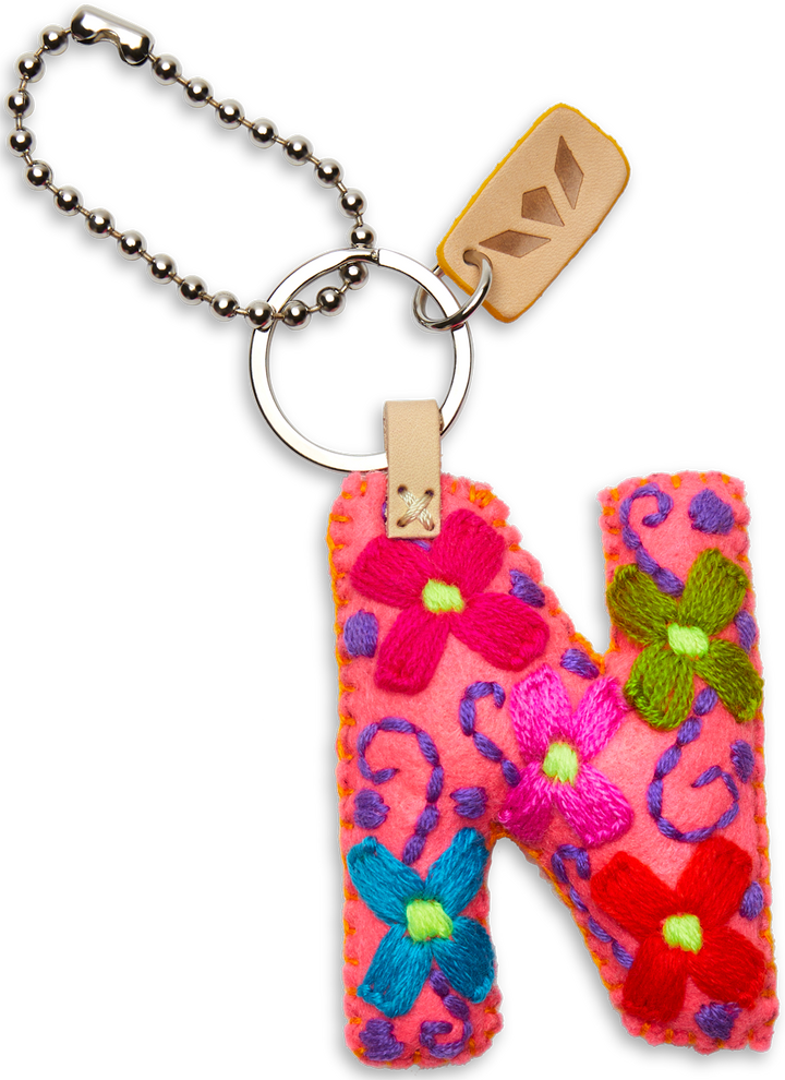 Consuela | Pink Felt Letter Charms - Giddy Up Glamour Boutique