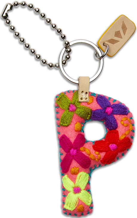 Consuela | Pink Felt Letter Charms - Giddy Up Glamour Boutique