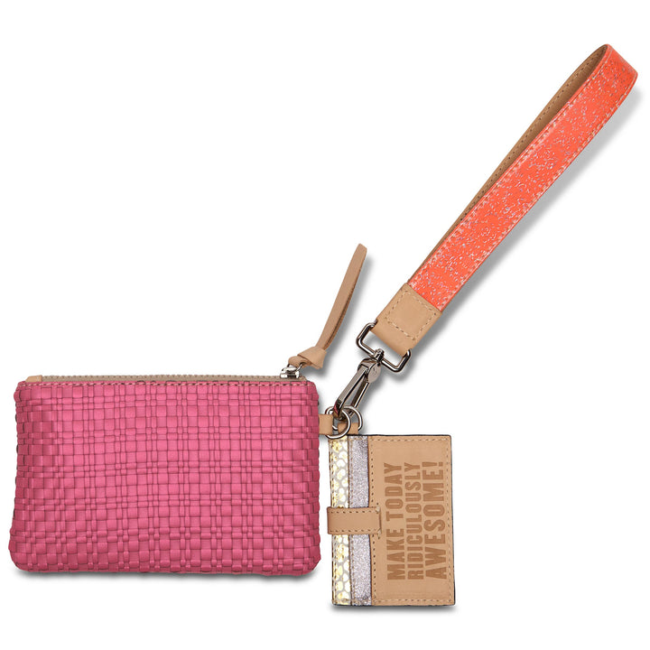 Consuela | Pink Combi Wristlet