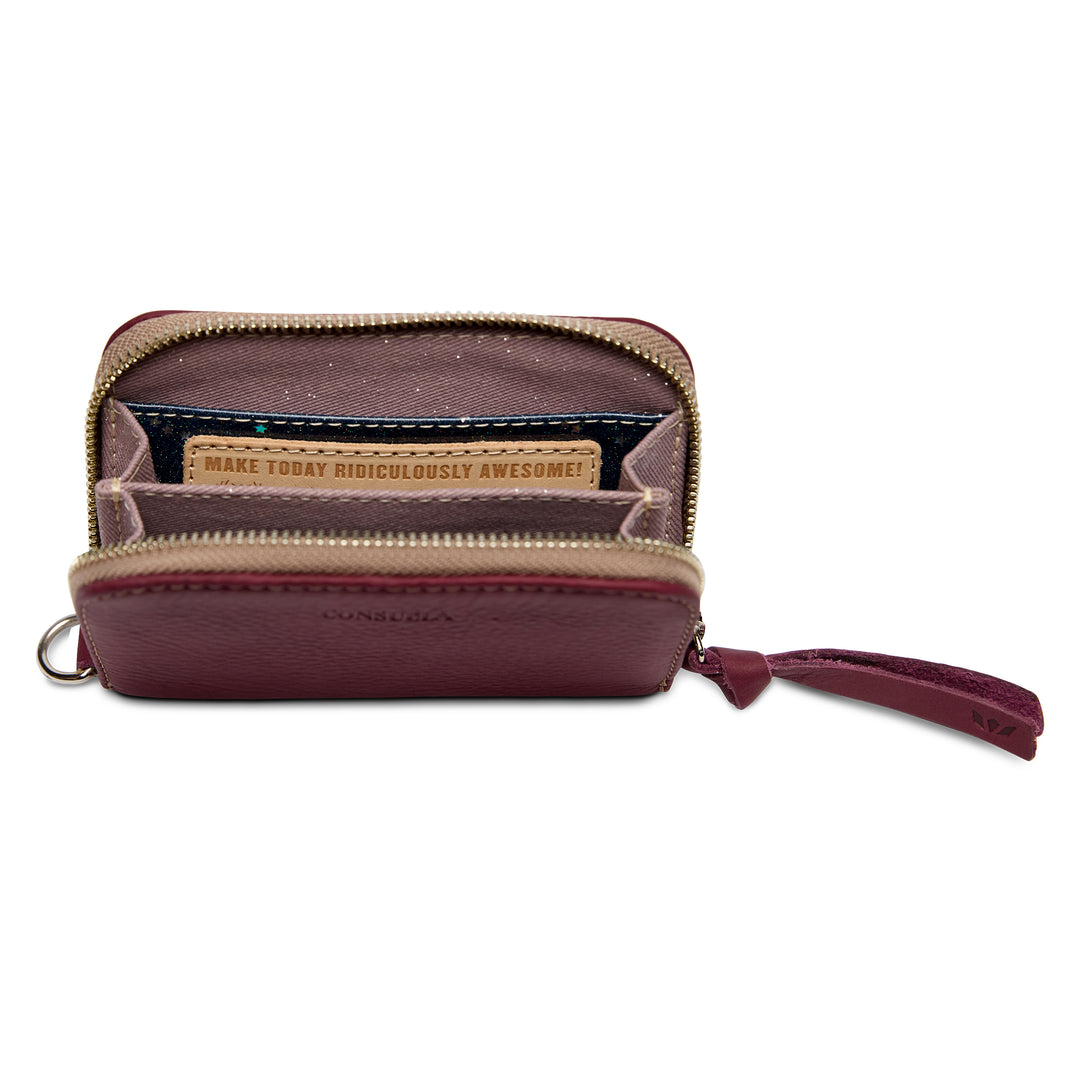 Consuela | Plum Zippy Wallet