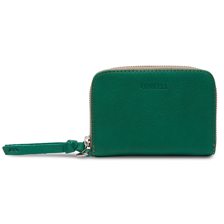 Consuela | Teal Zippy Wallet
