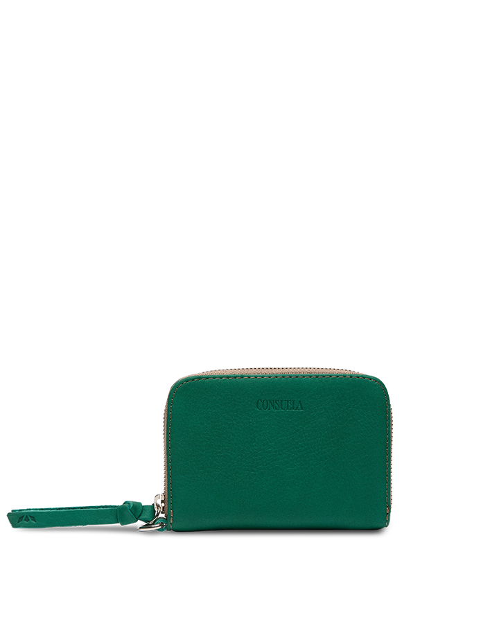 Consuela | Teal Zippy Wallet
