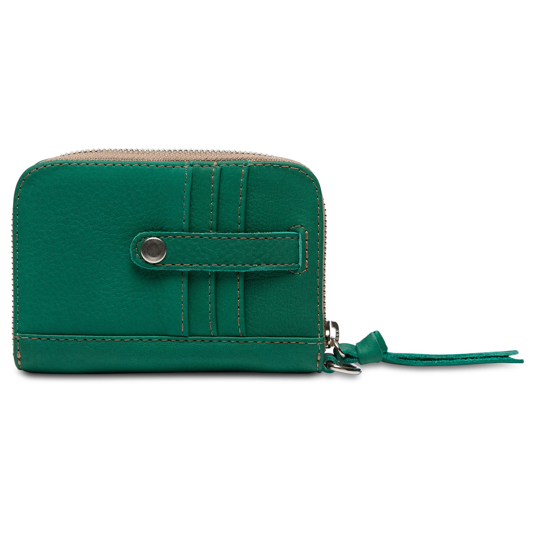 Consuela | Teal Zippy Wallet